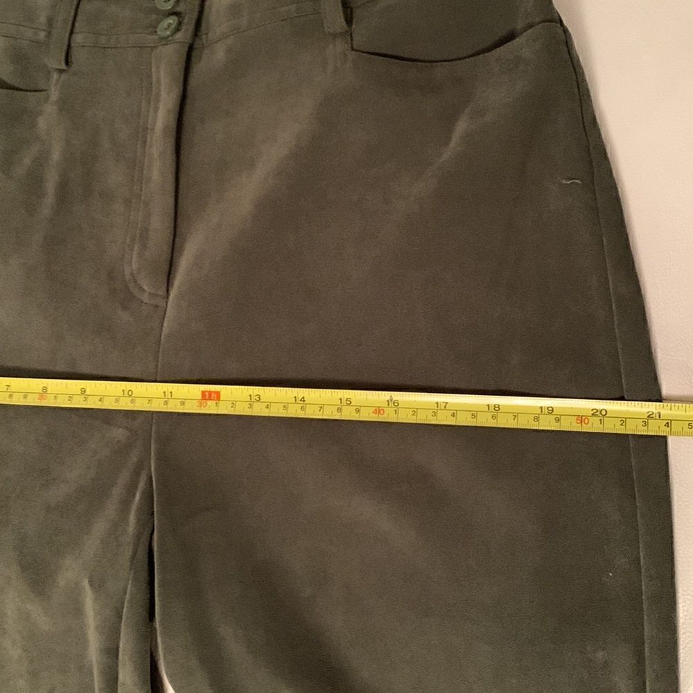 JM Collection Zip Up Jacket/ Pants Suede Set Size 12 - Picture 12 of 15